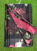 Load image into Gallery viewer, Lovely Premium Digital Print Chiffon Saree in Satin Finish Border