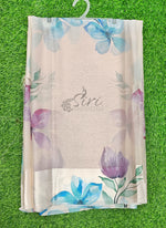 Load image into Gallery viewer, Lovely Premium Digital Print Chiffon Saree in Satin Finish Border