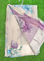 Load image into Gallery viewer, Lovely Premium Digital Print Chiffon Saree in Satin Finish Border