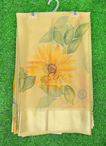 Load image into Gallery viewer, Lovely Premium Digital Print Chiffon Saree in Satin Finish Border