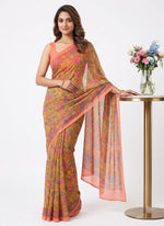 Load image into Gallery viewer, Siri Collections Premium Digital Print Chiffon Sarees with Blouse