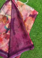 Load image into Gallery viewer, Lovely Digital Print Chiffon Sarees with Blouse