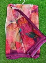 Load image into Gallery viewer, Lovely Digital Print Chiffon Sarees with Blouse