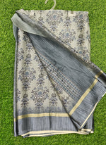 Load image into Gallery viewer, Beautiful Digital Print Chiffon Saree in Satin Borders