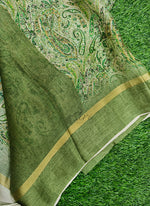 Load image into Gallery viewer, Beautiful Digital Print Chiffon Saree in Satin Borders