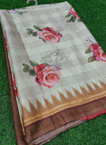 Load image into Gallery viewer, Beautiful Digital Print Georgette Crepe Silk Saree