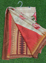 Load image into Gallery viewer, Beautiful Digital Print Georgette Crepe Silk Saree