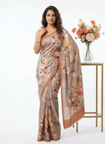 Load image into Gallery viewer, Latest Digital Print Satin Crepe Silk Saree