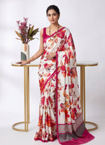 Load image into Gallery viewer, Latest Digital Print Satin Crepe Silk Saree