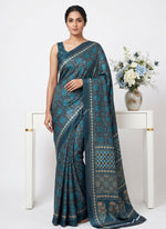 Load image into Gallery viewer, Digital Print Satin Silk Saree