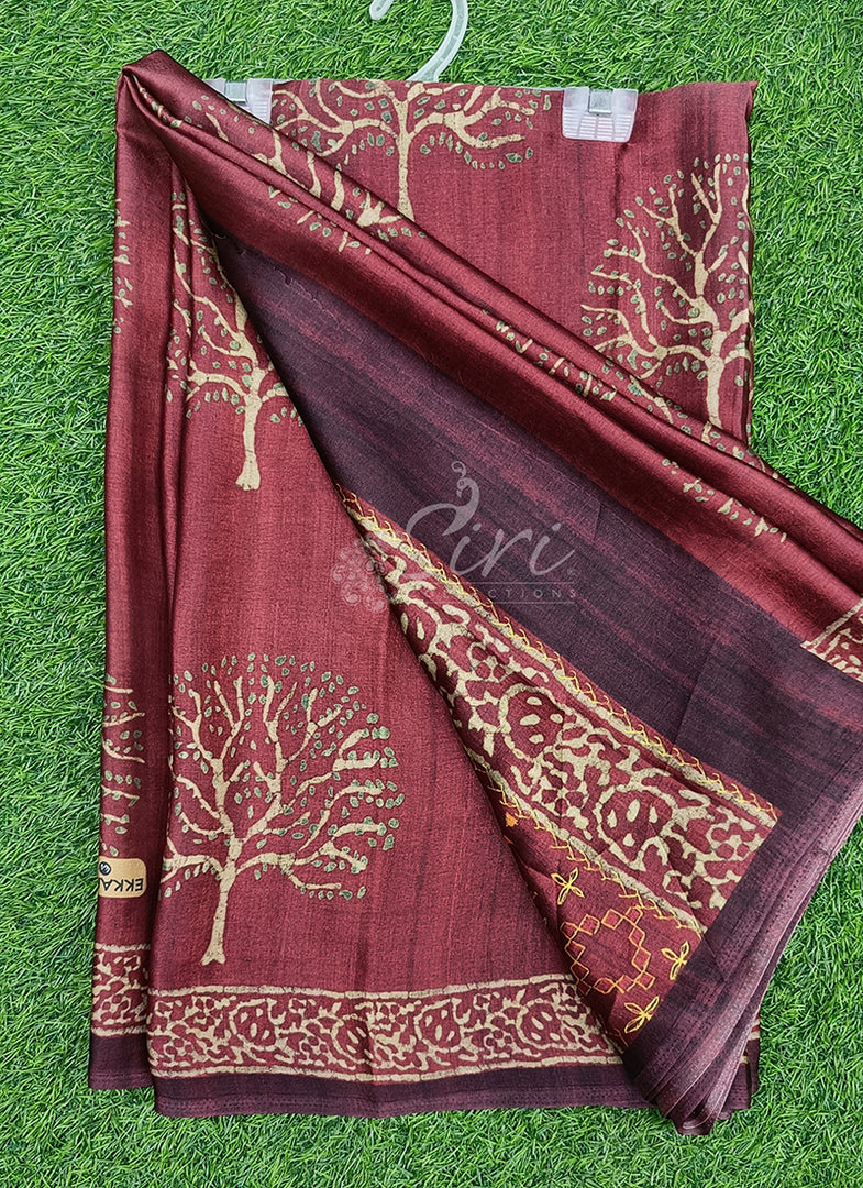 Latest Digital Print Satin Crepe Silk Saree
