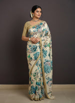 Load image into Gallery viewer, Latest Digital Print Satin Crepe Silk Saree