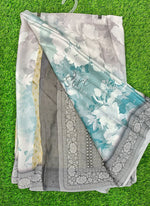 Load image into Gallery viewer, Lovely Shaded Digital Print Satin Saree