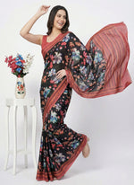 Load image into Gallery viewer, Latest Digital Print Satin Crepe Silk Saree
