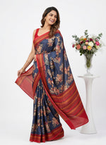 Load image into Gallery viewer, Latest Digital Print Satin Crepe Silk Saree
