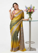 Load image into Gallery viewer, Siri Collections Premium Digital Print Satin Crepe Silk Saree