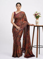 Load image into Gallery viewer, Latest Premium Digital Print Satin Crepe Silk Saree