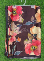 Load image into Gallery viewer, Siri Collections Premium Digital Print Satin Crepe Silk Saree