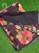 Load image into Gallery viewer, Siri Collections Premium Digital Print Satin Crepe Silk Saree