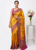Load image into Gallery viewer, Siri Collections Premium Digital Print Satin Crepe Silk Saree