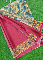 Load image into Gallery viewer, Siri Collections Premium Digital Print Satin Crepe Saree
