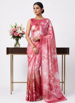 Load image into Gallery viewer, Siri Collections Premium Digital Print Satin Silk Saree