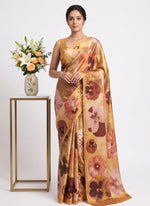 Load image into Gallery viewer, Siri Collections Premium Digital Print Satin Silk Saree