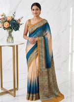 Load image into Gallery viewer, Siri Collections Premium Digital Print Satin Crepe Silk Saree