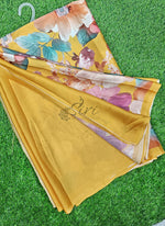 Load image into Gallery viewer, Siri Collections Premium Digital Print Satin Crepe Silk Saree