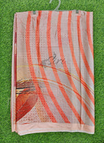Load image into Gallery viewer, Lovely Digital Print Satin Saree
