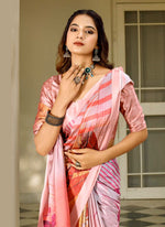 Load image into Gallery viewer, Lovely Digital Print Satin Saree