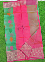 Load image into Gallery viewer, Beautiful Fancy Kora Saree in Multi Colour Butis