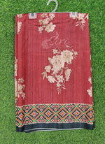 Load image into Gallery viewer, Beautiful Digital Print Semi Tussar Saree in Patola Borders