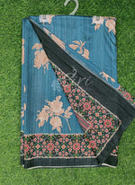 Load image into Gallery viewer, Beautiful Digital Print Semi Tussar Saree in Patola Borders