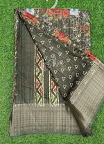 Load image into Gallery viewer, Beautiful Printed Semi Tussar Saree
