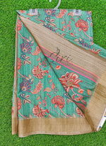 Load image into Gallery viewer, Beautiful Printed Semi Tussar Saree
