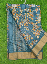 Load image into Gallery viewer, Beautiful Printed Semi Tussar Saree