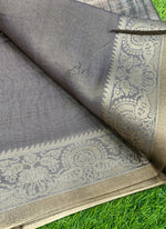 Load image into Gallery viewer, Beautiful Digital Print Soft Fancy Tissue Cotton Saree