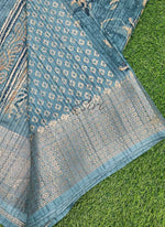 Load image into Gallery viewer, Beautiful Printed Semi Tussar Saree