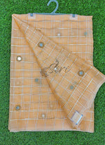 Load image into Gallery viewer, Lovely Organza Saree in Hand Mirror Work