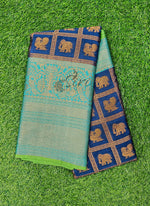 Load image into Gallery viewer, Beautiful Fancy Saree in Checks Design