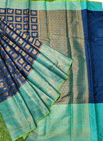 Load image into Gallery viewer, Beautiful Fancy Saree in Checks Design