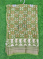 Load image into Gallery viewer, Beautiful Printed Jute Silk Saree