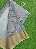 Load image into Gallery viewer, Beautiful Digital Print Matka Silk Saree