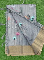 Load image into Gallery viewer, Beautiful Digital Print Matka Silk Saree