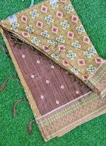 Load image into Gallery viewer, Beautiful Digital Print Matka Silk Saree