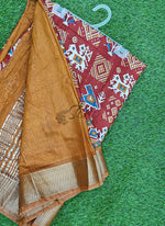 Load image into Gallery viewer, Beautiful Fancy Semi Silk Saree