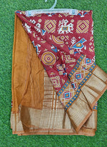 Load image into Gallery viewer, Beautiful Fancy Semi Silk Saree