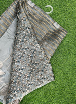 Load image into Gallery viewer, Beautiful Digital Print Fancy Silk Saree