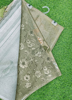 Load image into Gallery viewer, Lovely Digital Print Fancy Crush Silk Saree